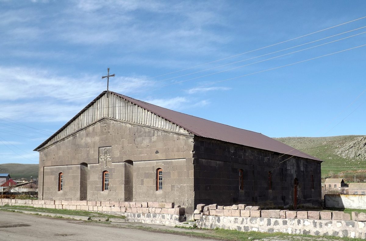 Church in Aygabats, Shirak, Armenia